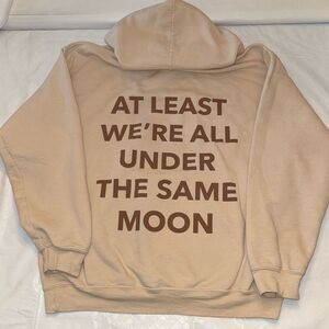 Faded Moon "Under the Same Moon" Hoodie, size Large
